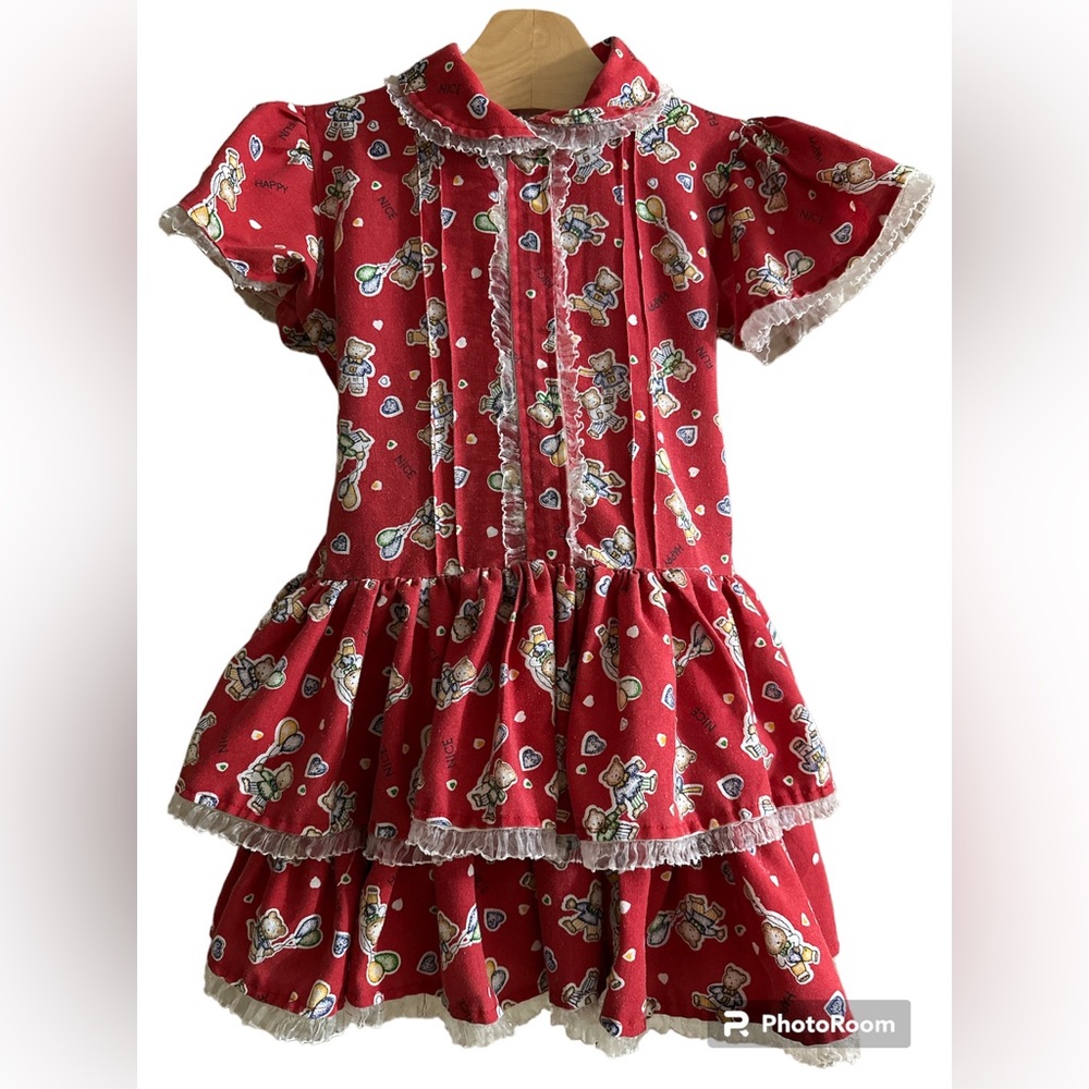 Vintage Handmade Teddy Bears dress